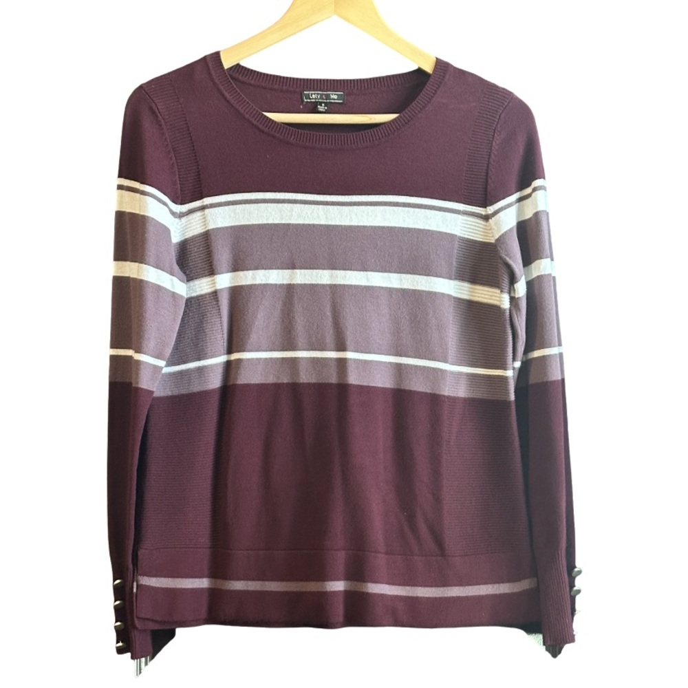 Pretty maroon sweater by Lety & Me Size S